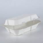 9″*6″ Bagasse Clamshell Container