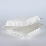 9″*9″ Sugarcane Bagasse Clamshell