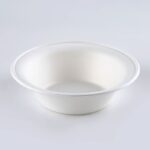 32oz (950ml) Sugarcane Compostable Soup/Salad Bowl