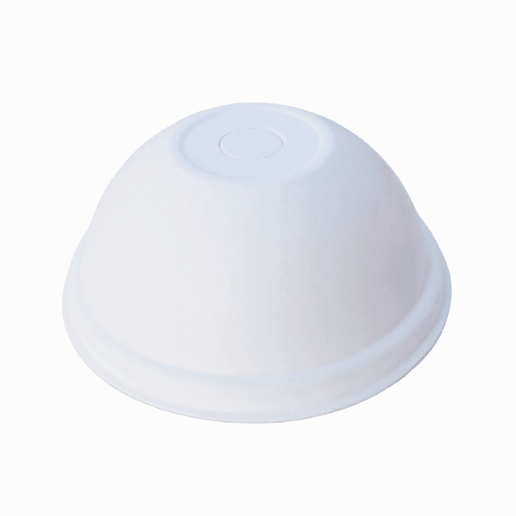 80/90mm Dome Bagasse Cold Cup Lid