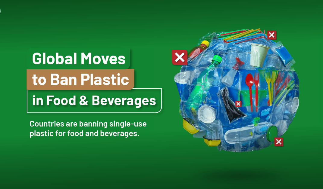 A map of the world with regions highlighting plastic bans