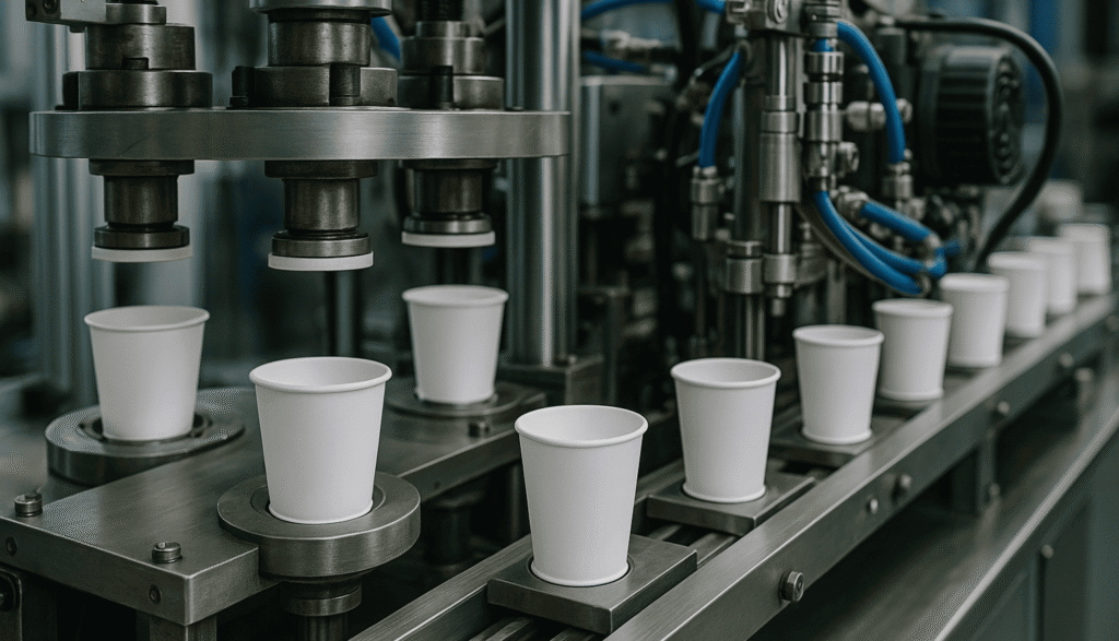 How are paper cups made?