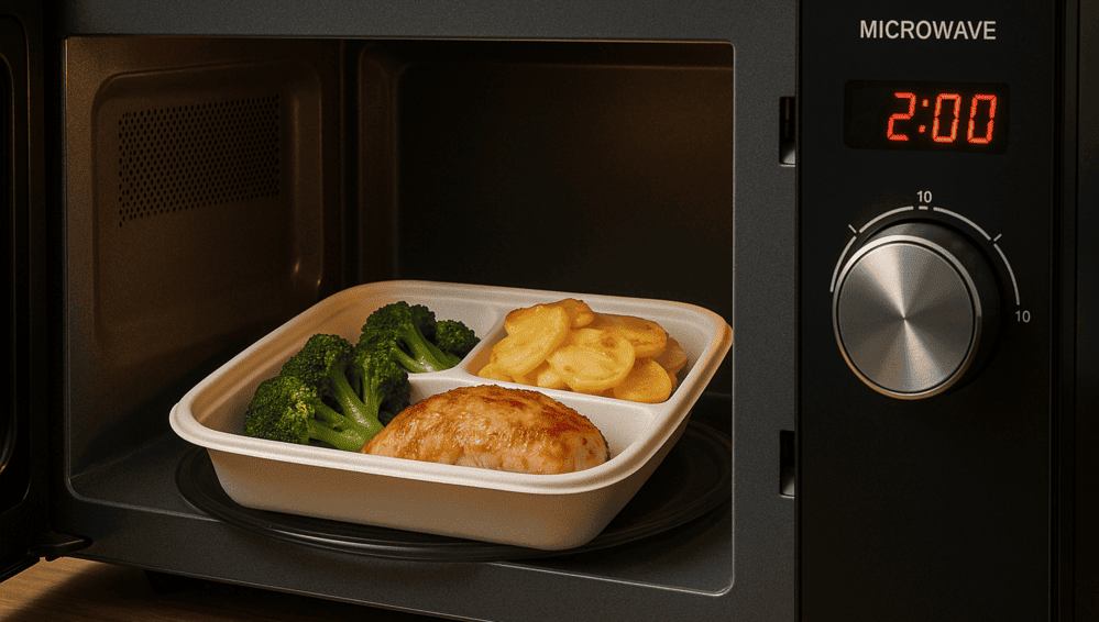 Can you microwave a bagasse plate?